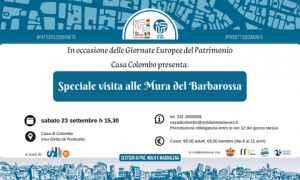 Speciale visita alle mura del barbarossa in occasione delle giornate europee del patrimoni